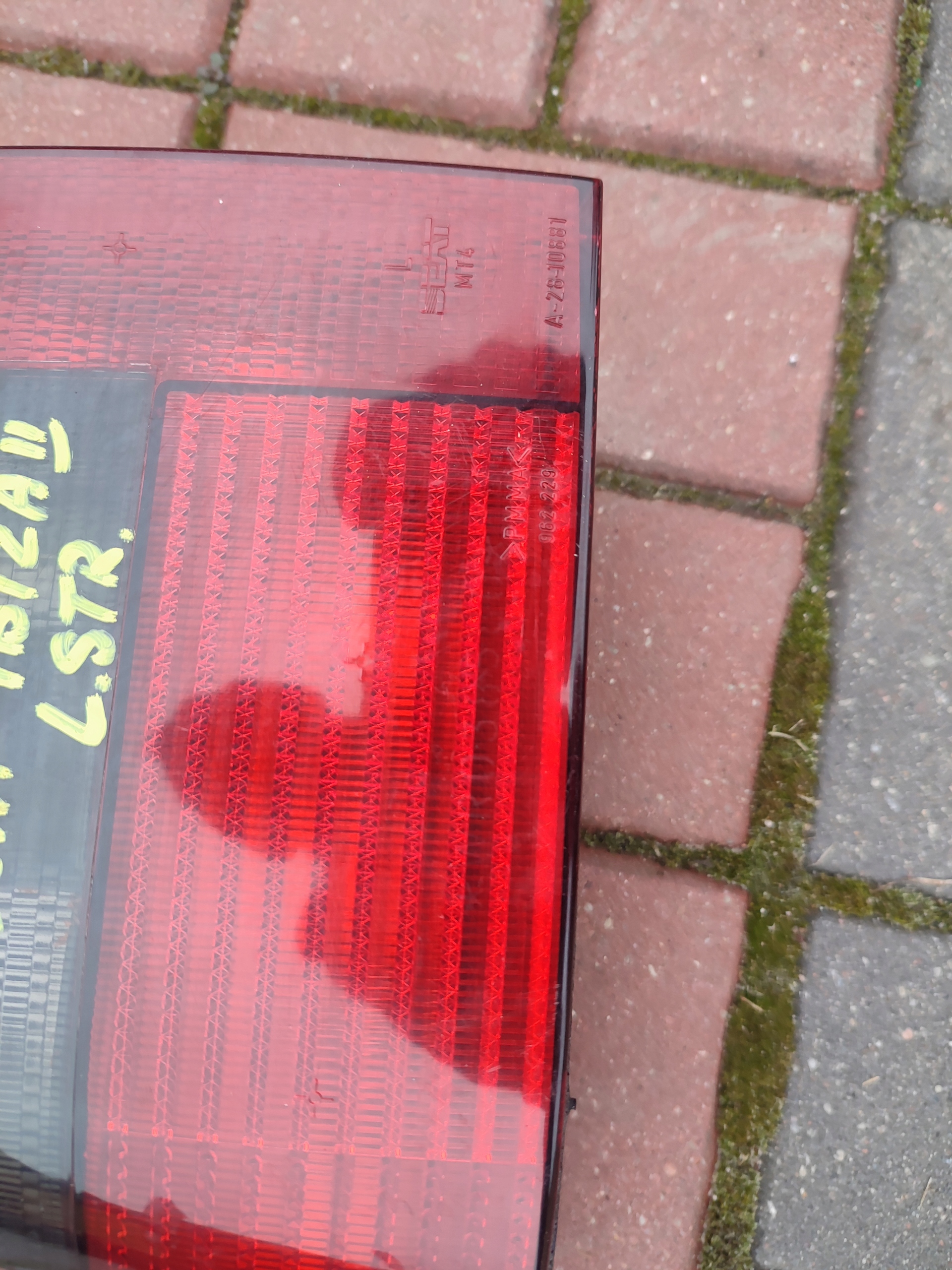 light left rear part left rear seat ibiza II
