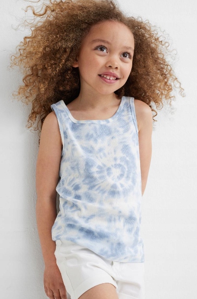 

H&m Top z bawełnianego dżerseju roz 110-116 cm