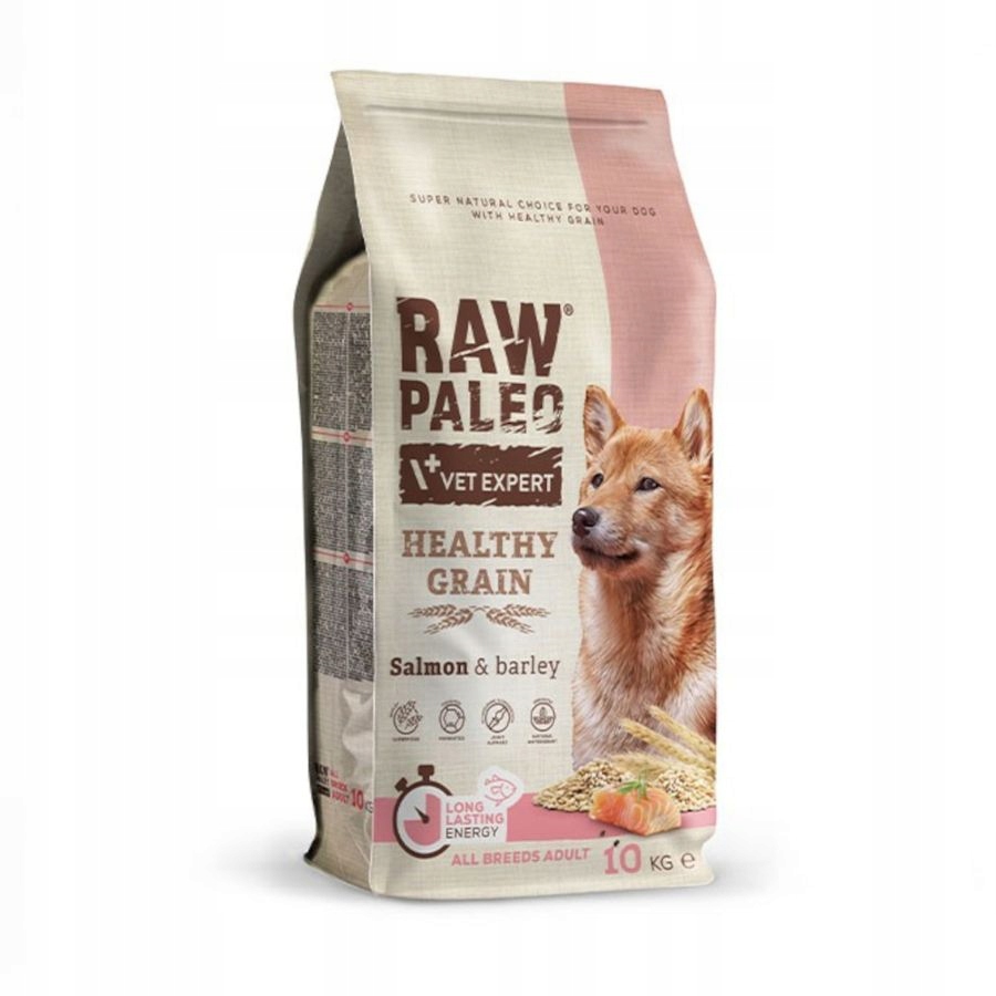 Raw Paleo Healthy Grain Adult krmivo pro dospělé psy Losos 10 kg