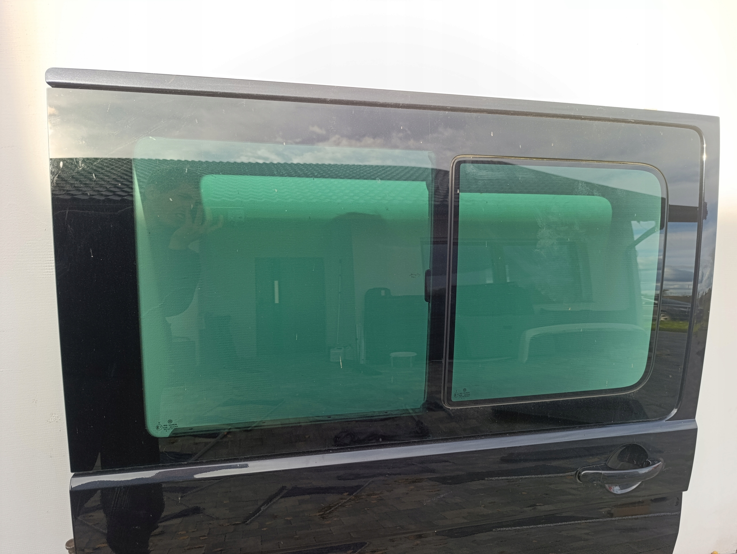 door sliding VW T5 T5 lift side right black,