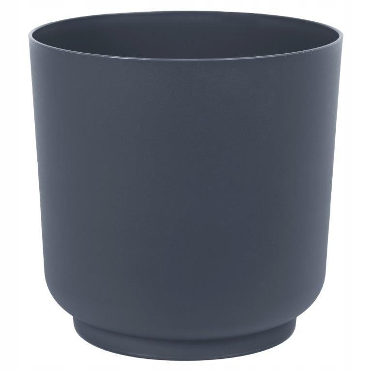 Doniczka osłonka Satina 25 h25 - Antracyt