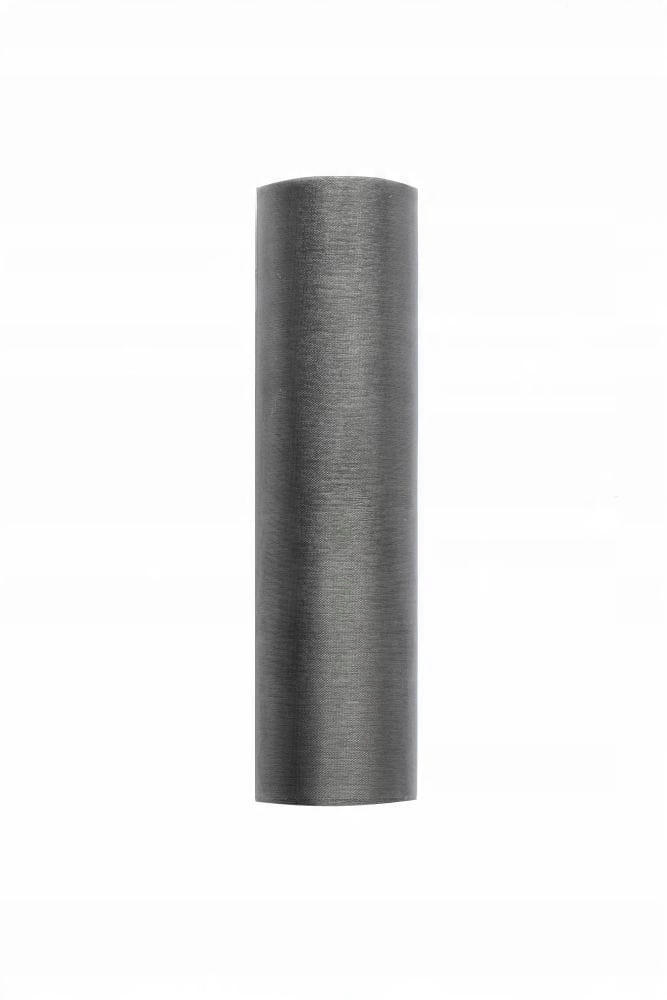

Organza Na Rolce szara Na Ślub I Wesele 16cm x 9m