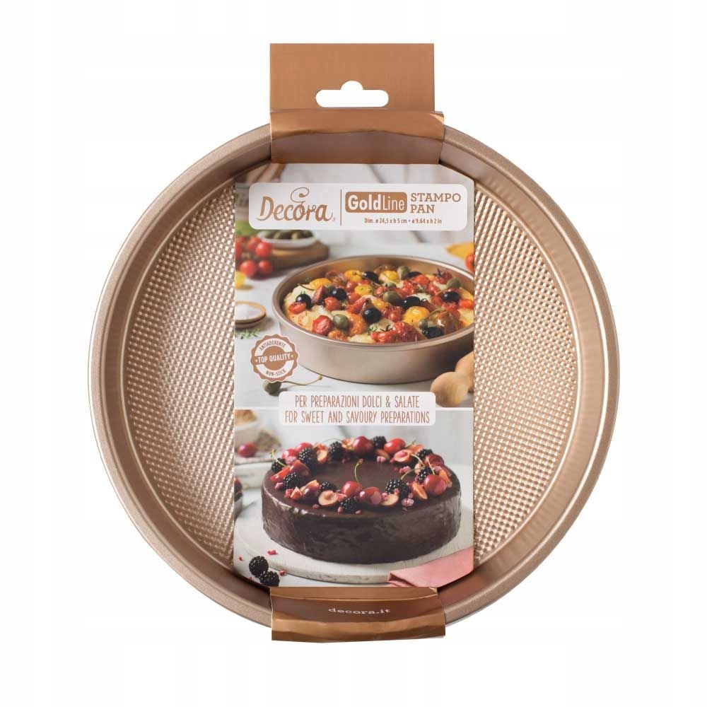 

Forma do pieczenia Gold Line Decora okrągła 24,5cm