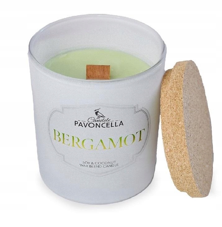Svíčka Bergamot Elegantní Svíčka Přírodní Sójová Svíčka pro dům Extra