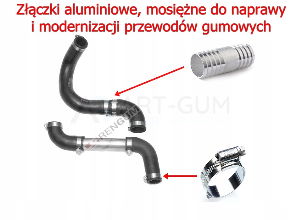 Łącznik dwójnik redukcja na wąż przewód 10-8 mm Producent części Rengum