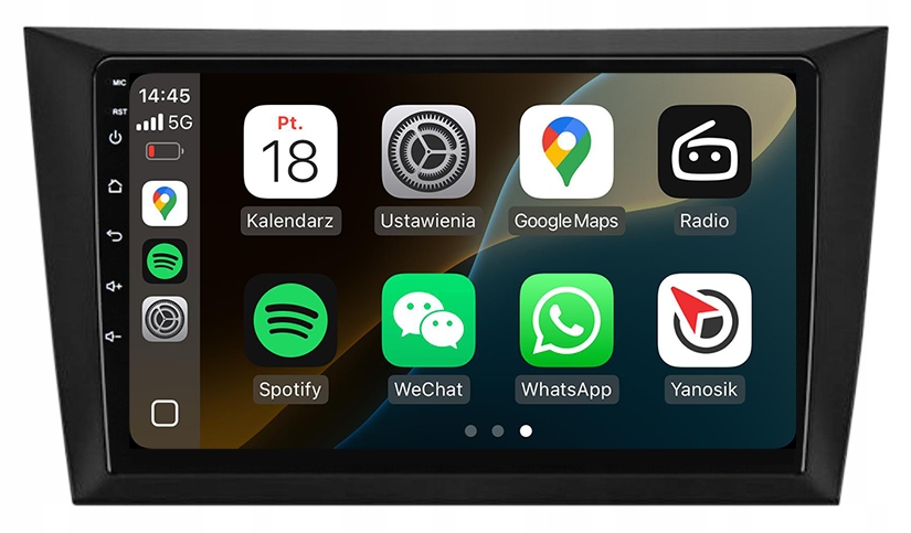 Vw Golf 6 2008-2013 Rádio Navigace Android Carplay Mapy Aplikace