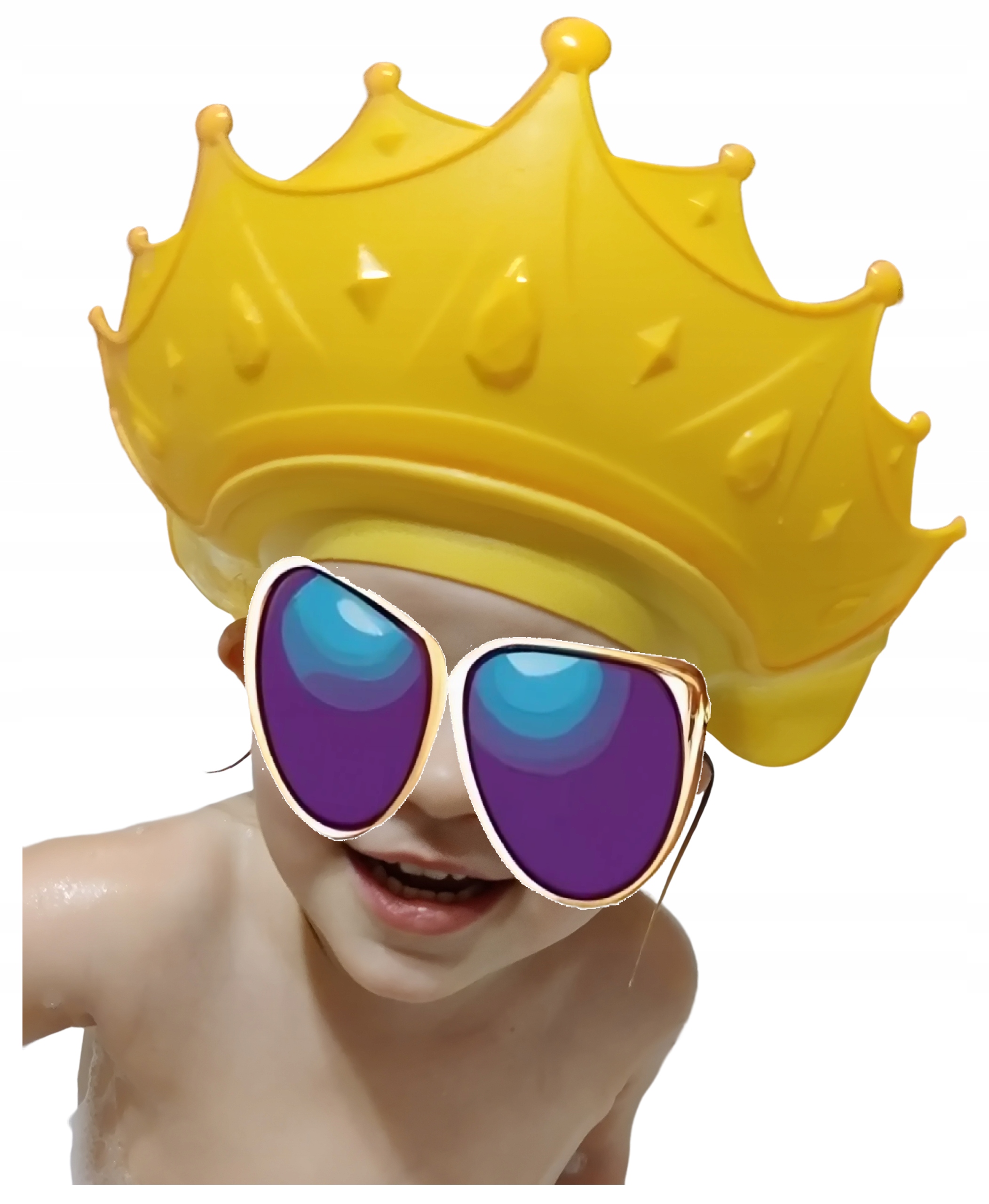 Dziecięca Osłona kąpielowa PRZECIW ZACHLAPANIU OCZU i USZU do MYCIA WŁOSÓW