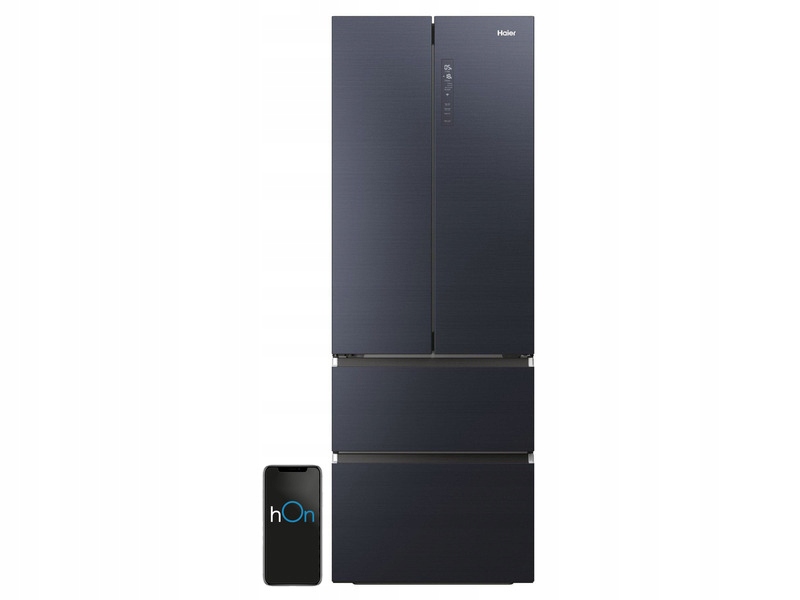 Lodówka Haier HTW7720ENPT No frost 200.6 cm Czarna