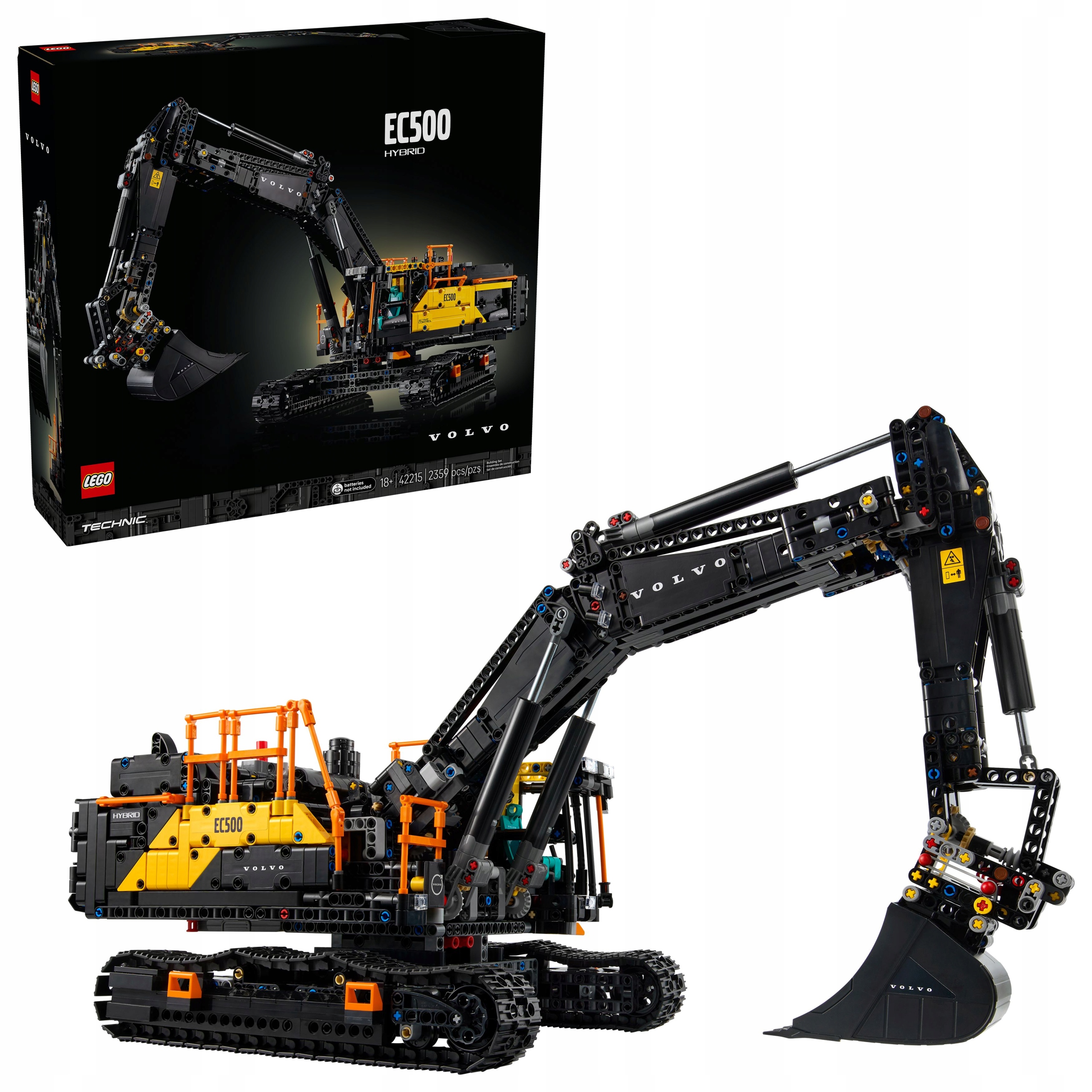 stavebnice Lego Technic 42215 Bagr Volvo EC500 Hybrid Řízení