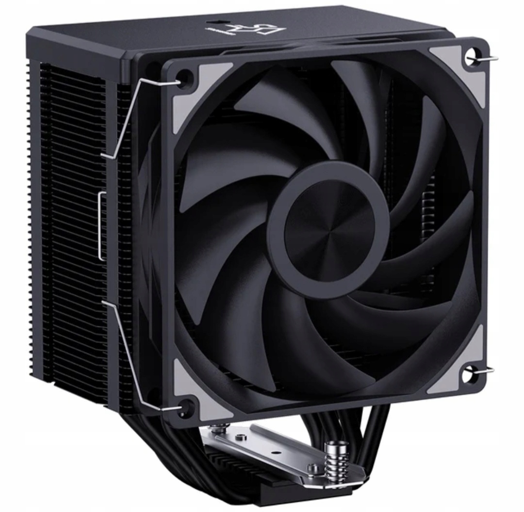 Chłodzenie do procesora aktywne 120mm Pwm Snowman 6 rurek czarne