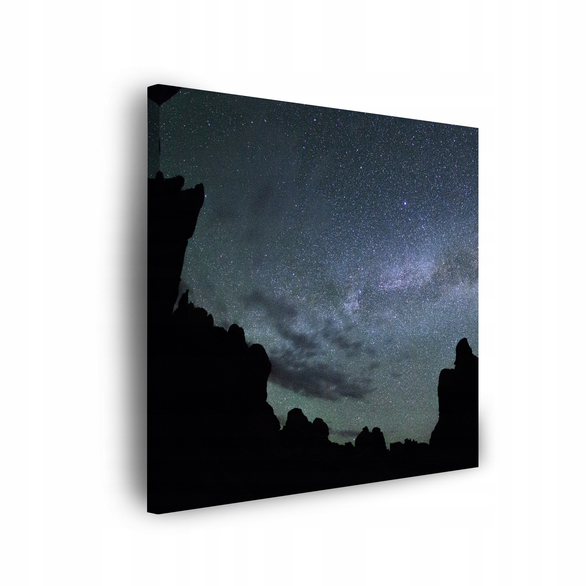 Obraz na plátně Příroda Vesmír Hory Temnota Noc 90x90