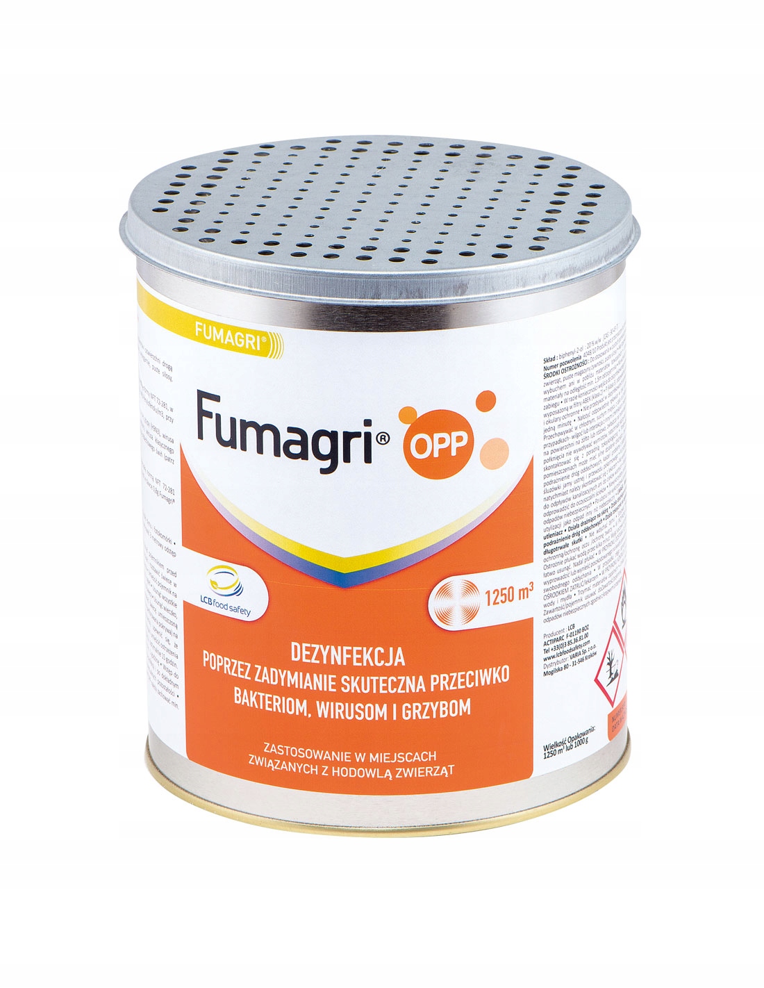 

Fumagri Opp 1250 m³ świeca dymna do dezynfekcji