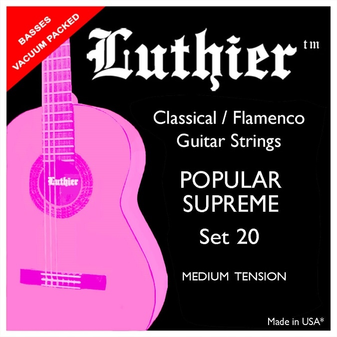 Luthier LU20 Struny Do Git Klasycznej