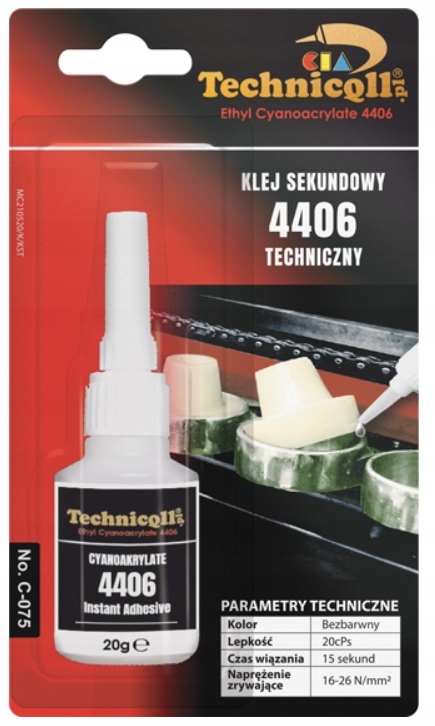 

Technicqll Klej Sekundowy Techniczny 20G C-075