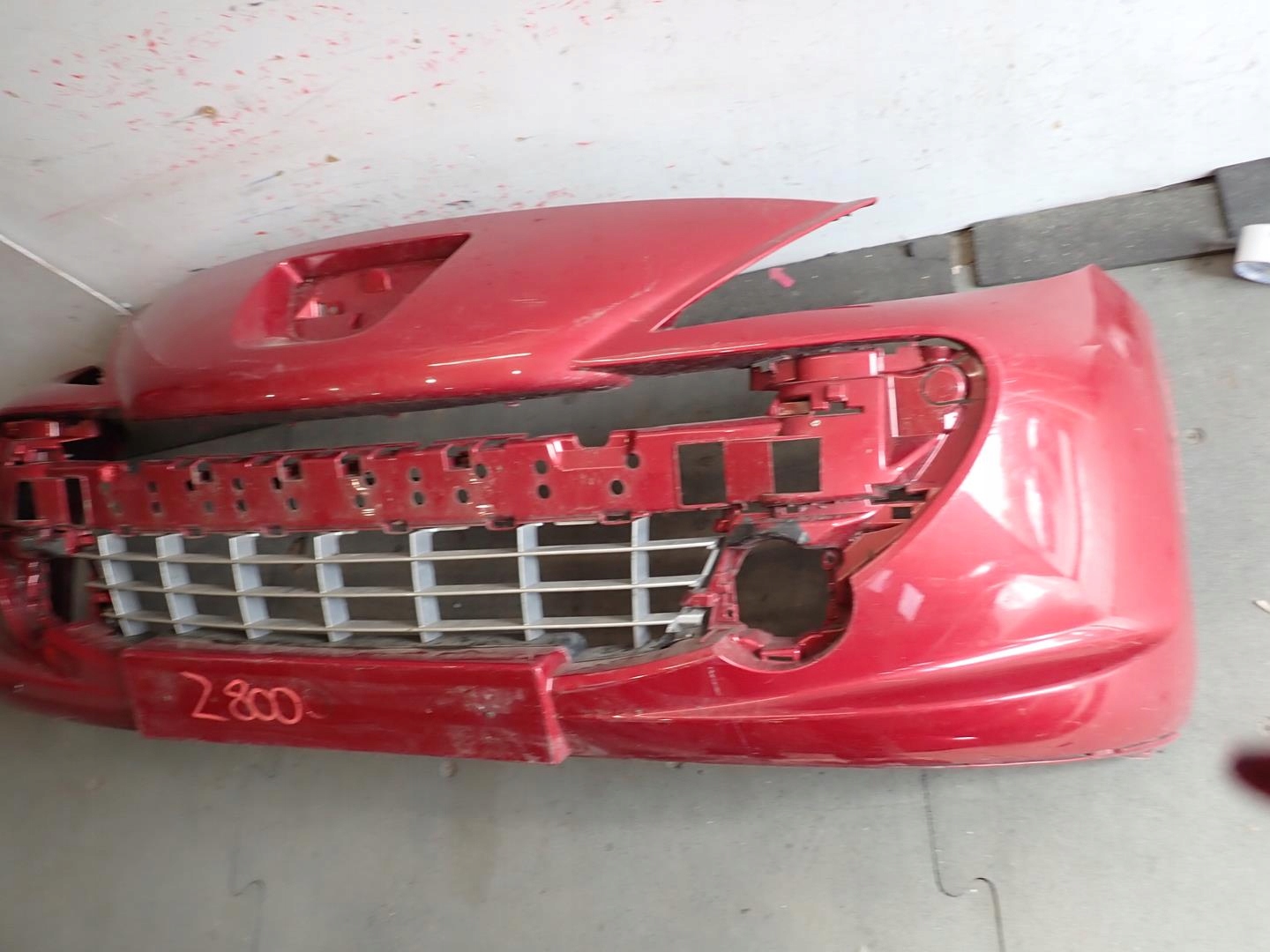 nárazník předek přední PEUGEOT 207 2006-2009 9654356877