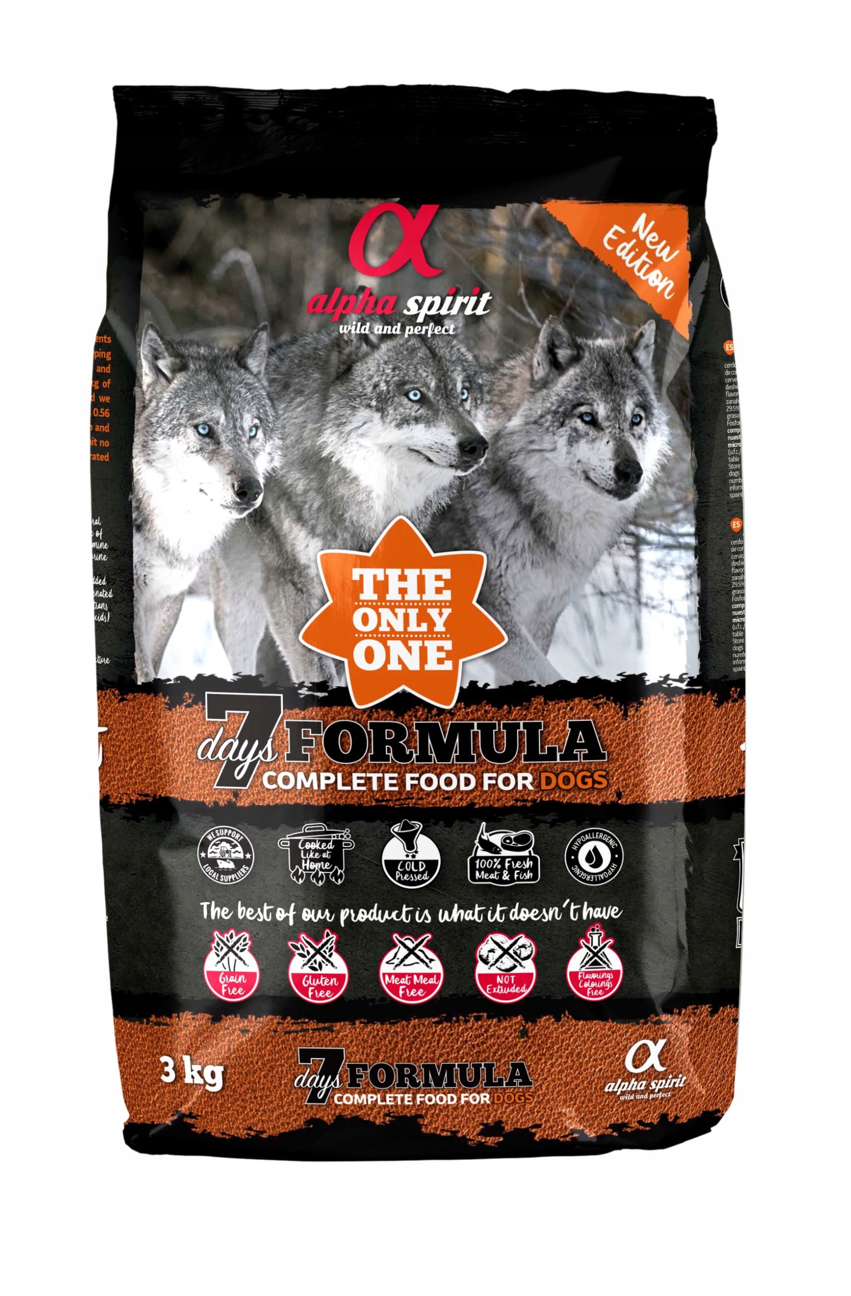 Alpha Spirit krmivo suché mix chutí 3 kg