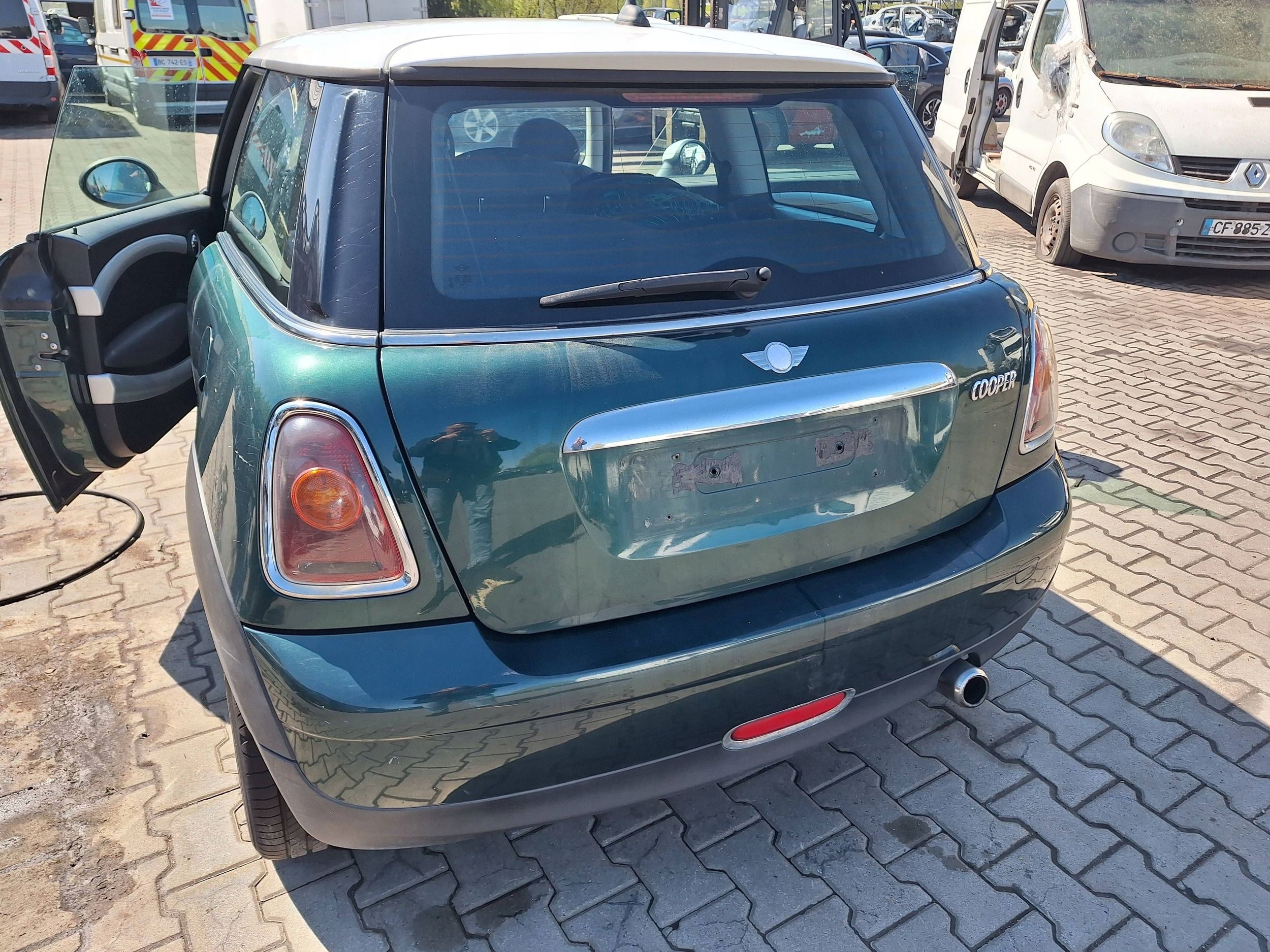 MINI ONE COOPER R56 2006-2010 rear bumper rear part A67 green A67/6