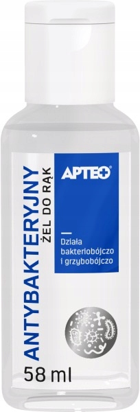 Antybakteryjny żel do rąk Apteo 58ml