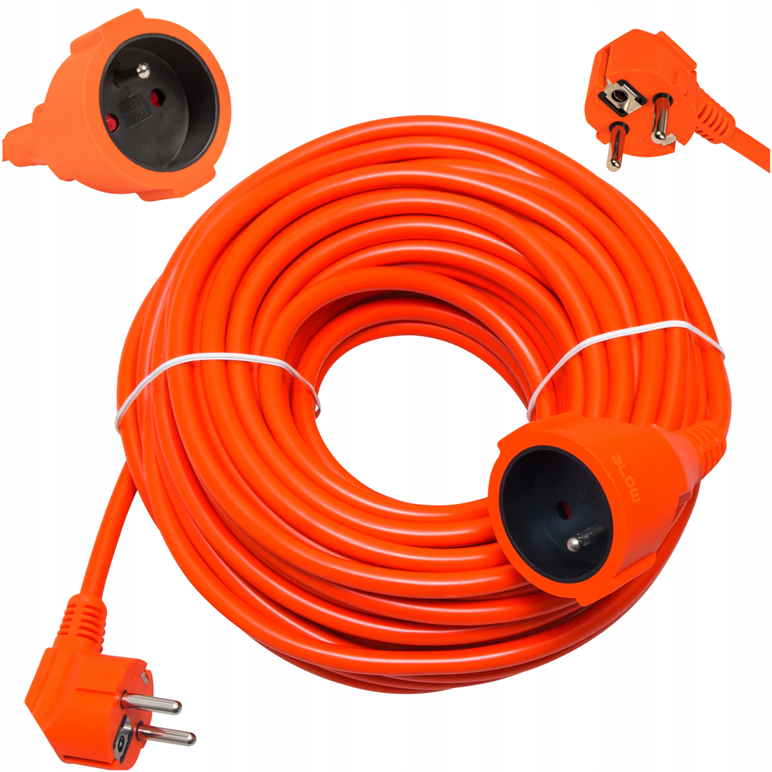 PRZEDŁUŻACZ OGRODOWY BUDOWLANY OGRODU KOSIARKI PIŁY PODKASZARKI 30M 3x1,5mm