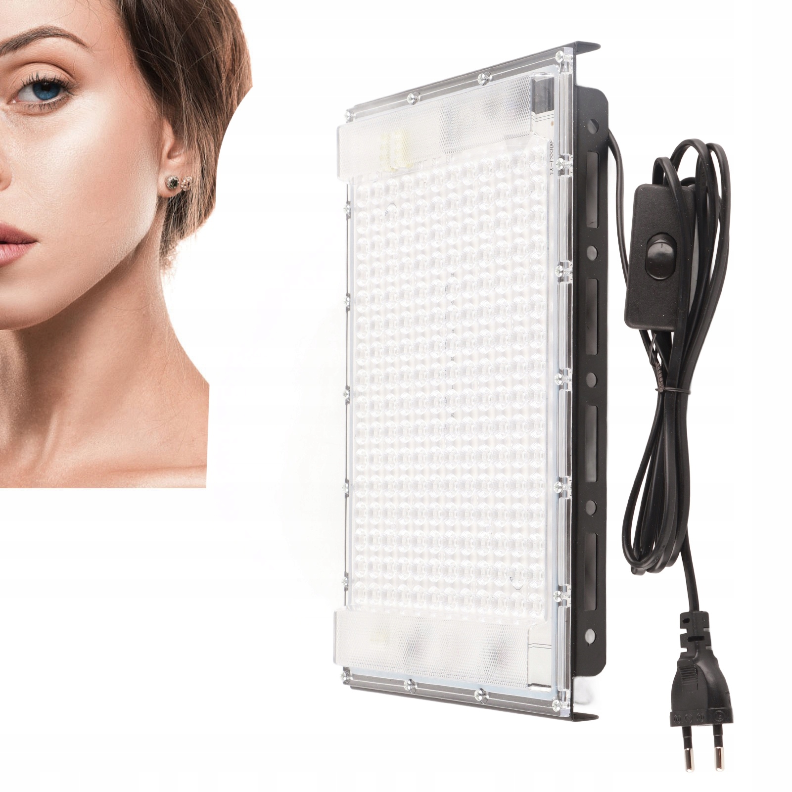 Solárium – Domácí Lampa Pro Použití Na Obličej A Tělo S 192 Led 293 MM 100 W