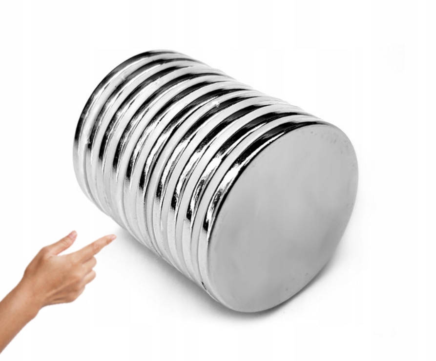 

Magnesy Neodymowe 6x1mm 10szt magnes mocny okrągły