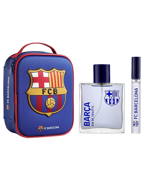 1x Fc Barcelona zestaw męski woda toaletowa 100 ml Edt 10 ml kosmetyczk