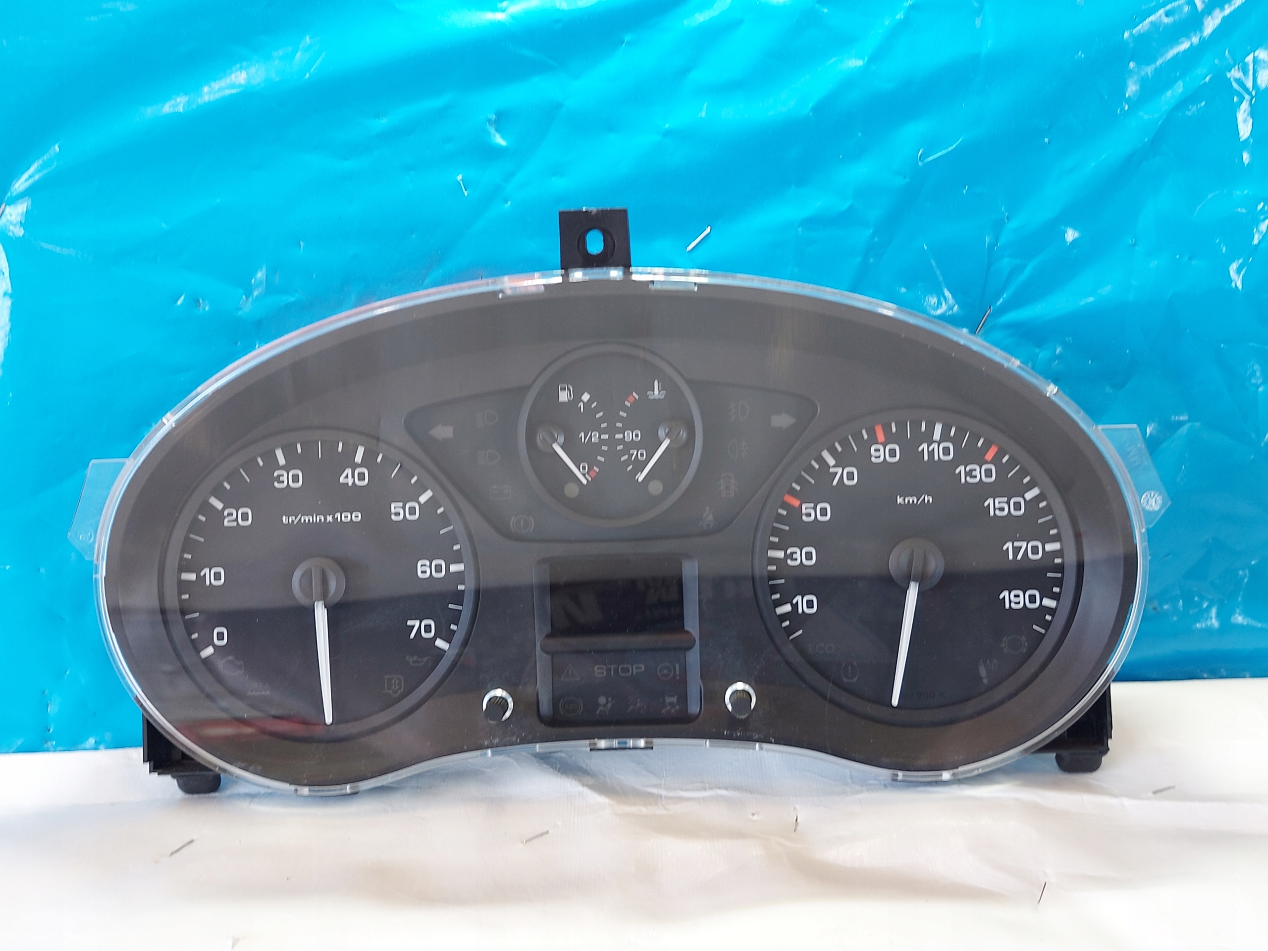 dials clock PARTNER 2016r 1.6 HDI 9801642280