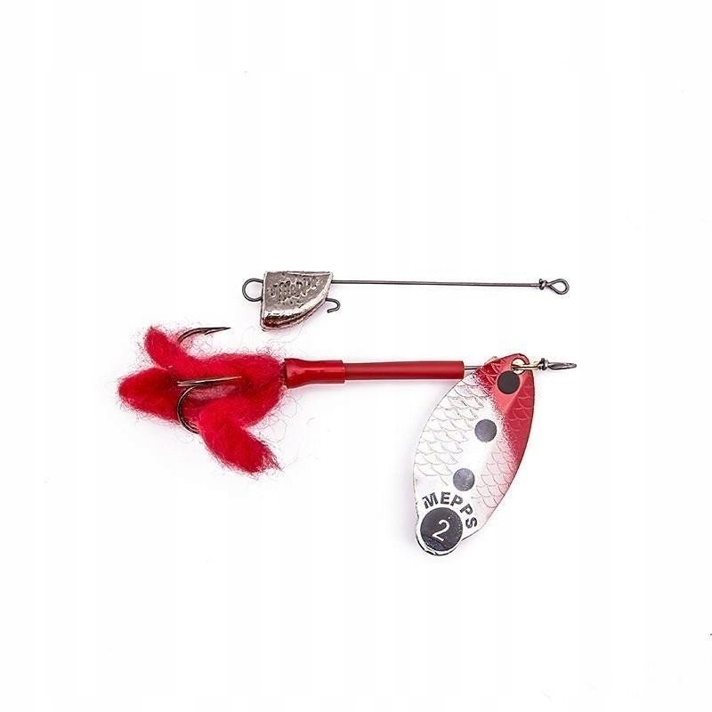 

Mepps Lusox Fluo srebrny/red 2/16g