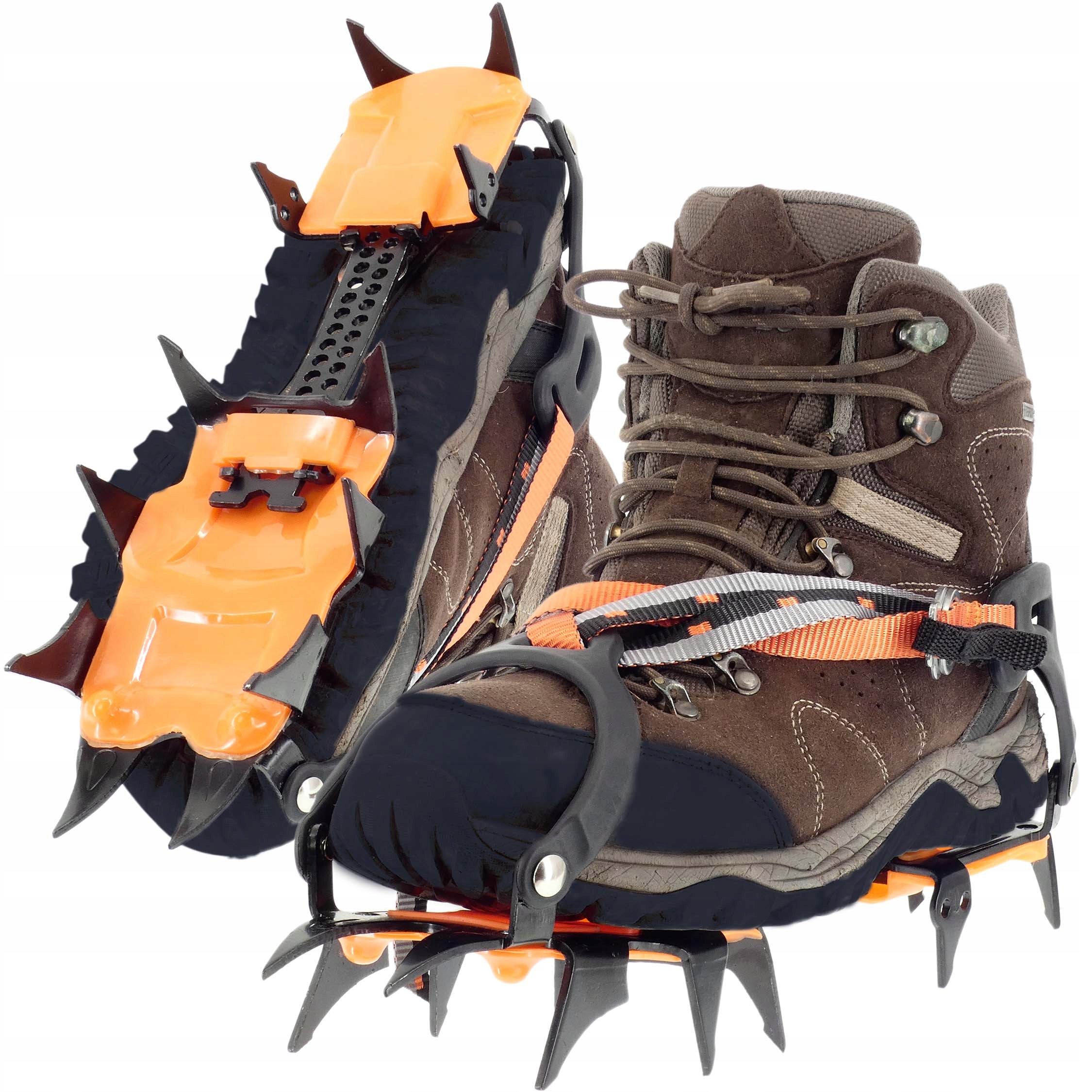 Raczki Koszykowe Na Buty 12 Zębów Na Wycieczki W Góry Regulowane 36-46