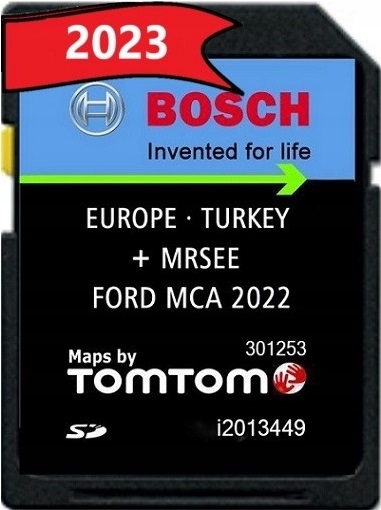 Mapa, Navigační Karta Evropa Ford Mca Kuga S-max Mondeo Galaxy 2023 Nejnovější