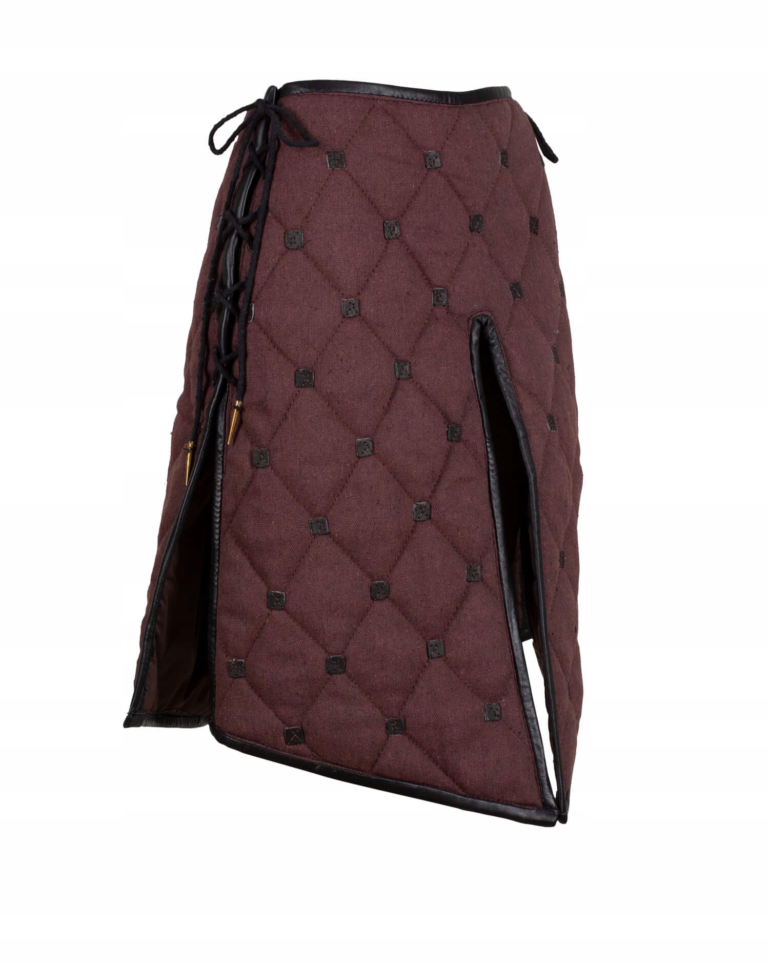 Polstrovaná Prošívaná Sukně Kovira Hnědá S-m Larp