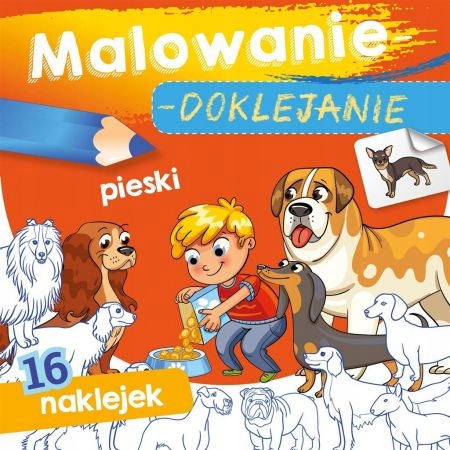 

Malowanie-doklejanie: Pieski. Skrzat