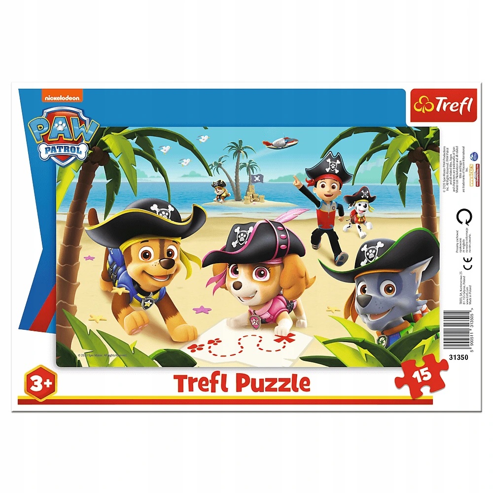

Puzzle 15 El.ramkowe Przyjaciele Z Psiego Patrolu