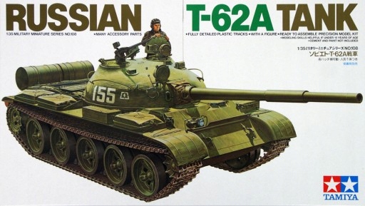 Bitevní tank T-62A Tamiya 35108 1:35