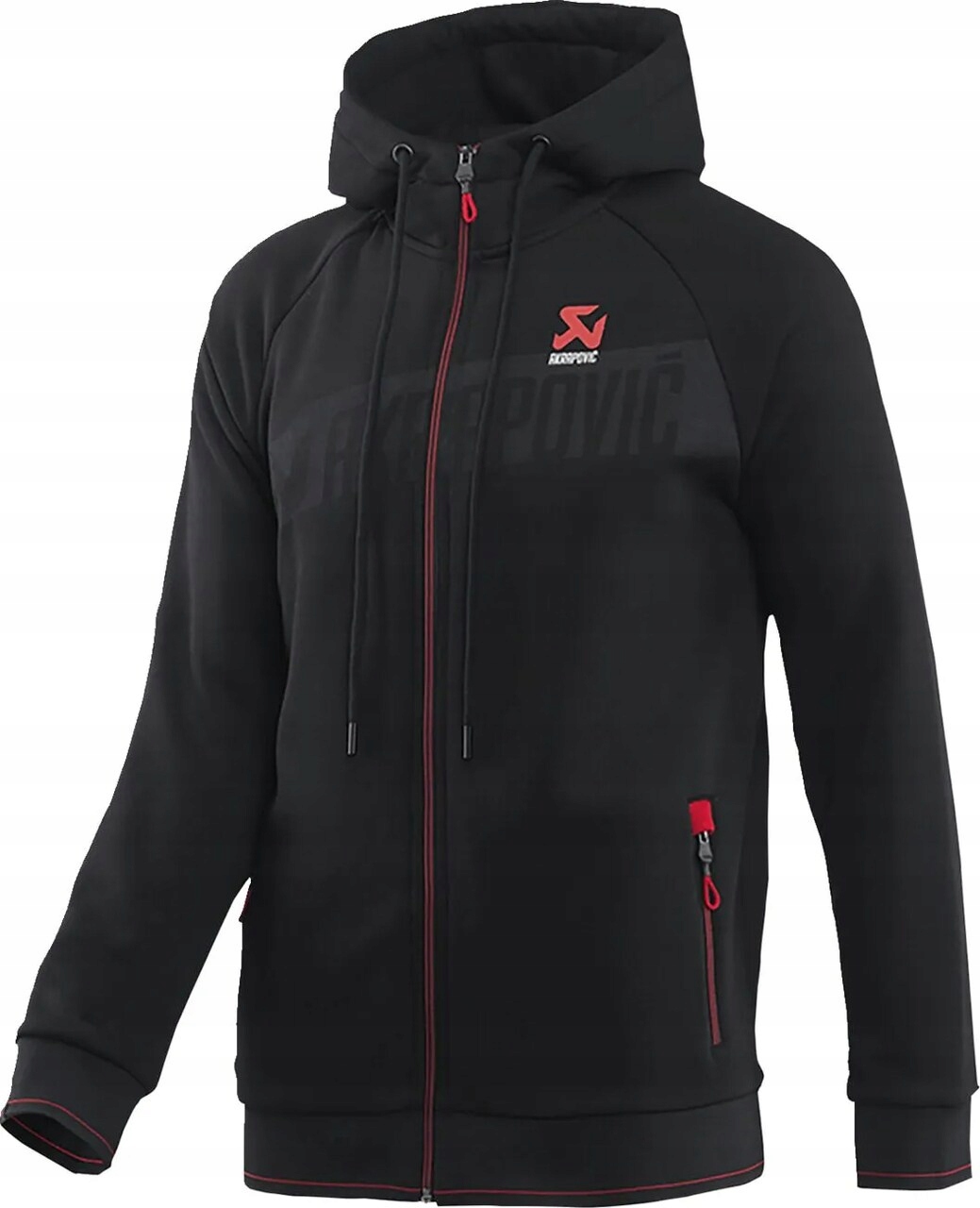 Mikina Akrapovic Corpo Full-Zip Hoody černá M