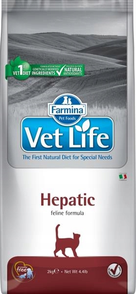 Levně Vet Life Natural Cat Hepatic 2kg