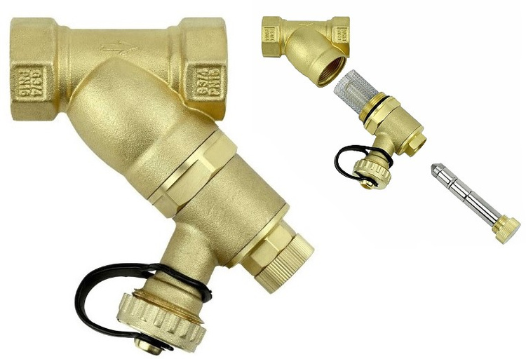 Ibo Ybf MAX-32 Filtr osadnikowy (skośny) z magnesem 1 1/4"