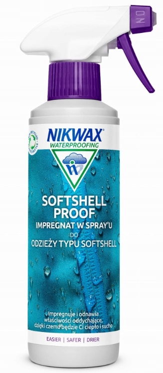 Impregnat spray Nikwax SoftShell Proof Spray-On 300 ml