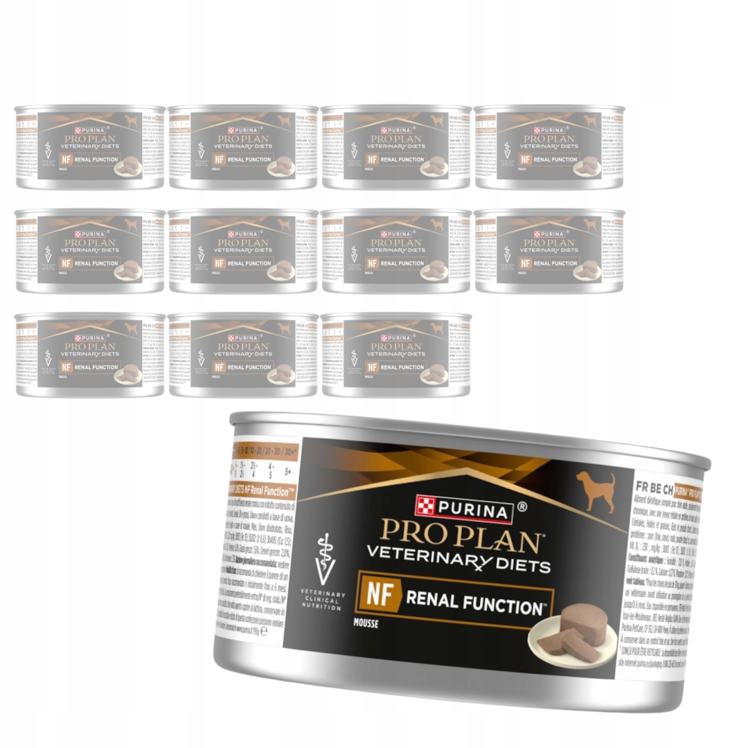 Purina Pro Plan Vet Diets Renal 12x195g Mokra Karma Mus Dla Psa Chore Nerki