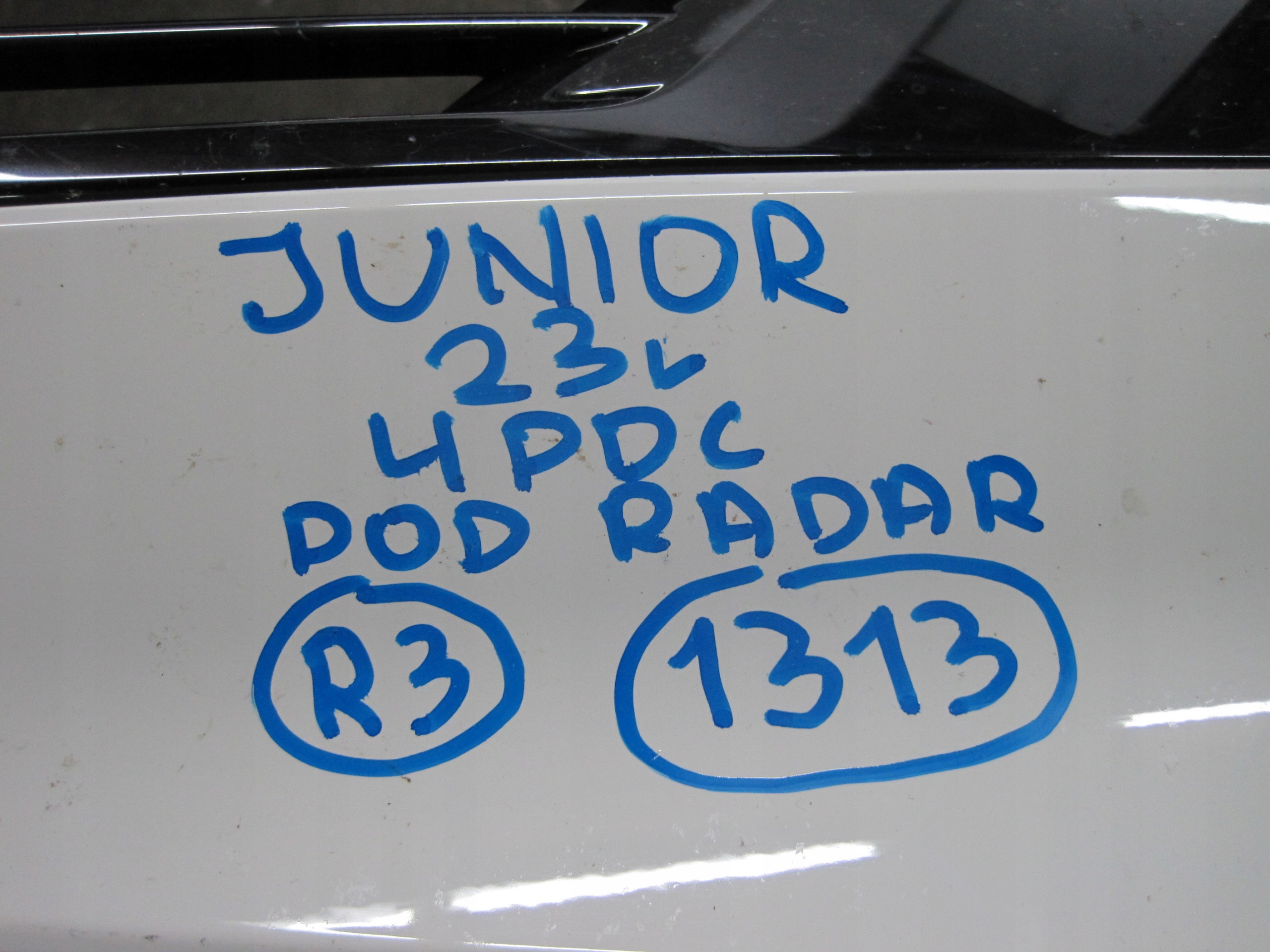 bumper ALFA ROMEO JUNIOR 4 PDC below RADAR 23R front front