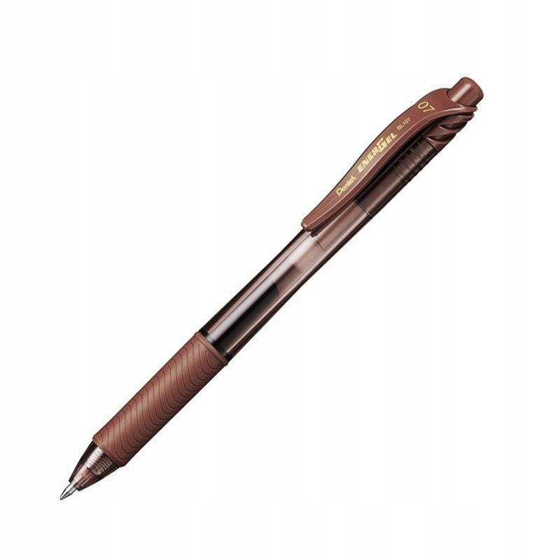 

Pióro kulkowe 0.7 BL107 Pentel EnerGel brązowe