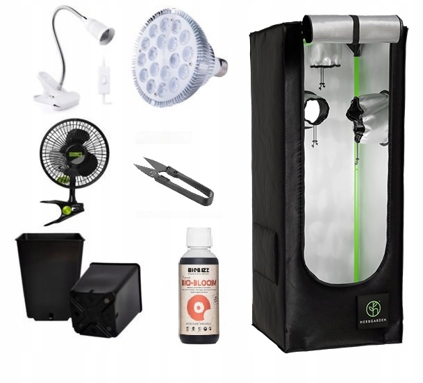 

Growbox mini Zestaw Herb Garden 35x35x90cm Led
