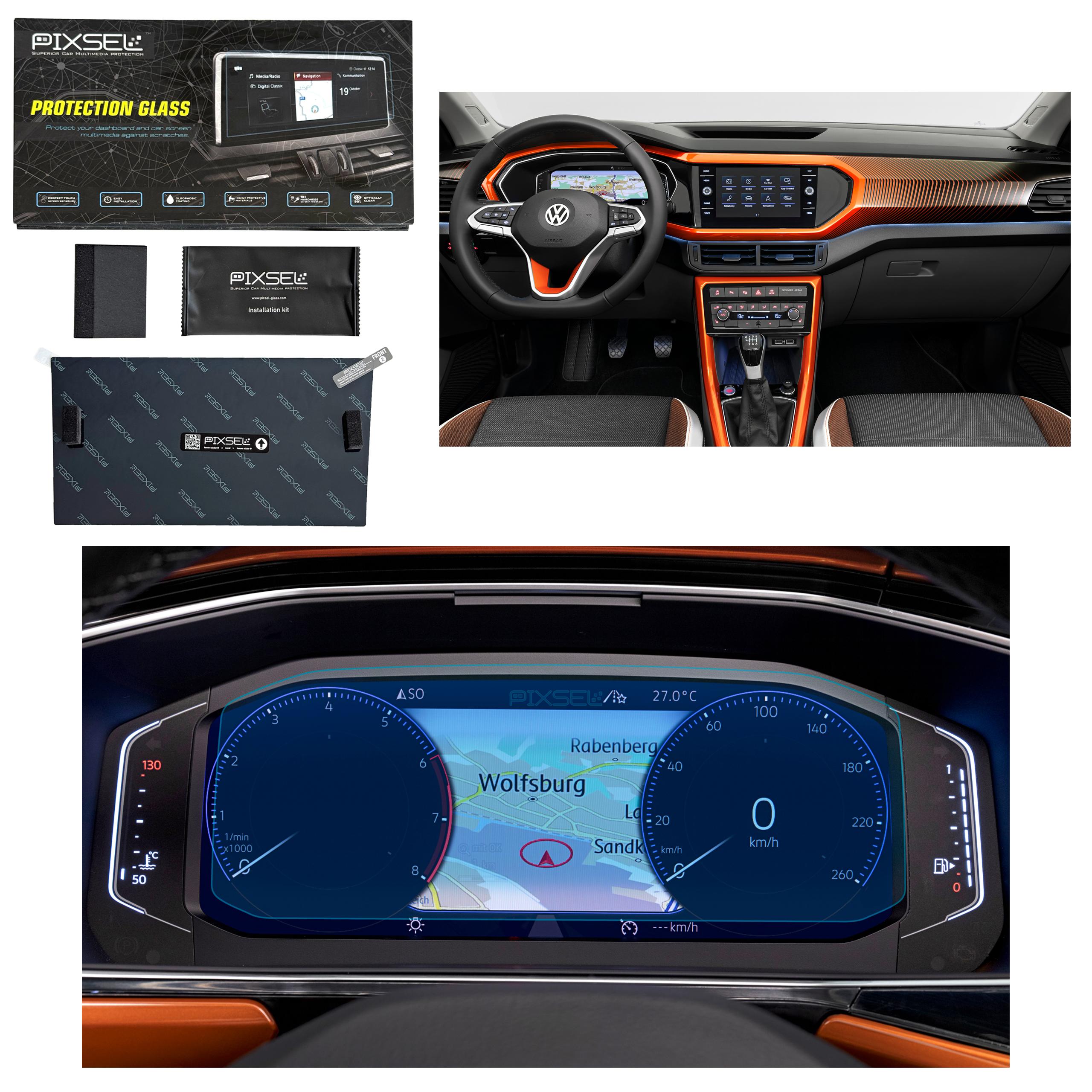 Antyodciskowe Matowe Szkło Ochronne Volkswagen T-CROSS-9.9“ 2019-2022