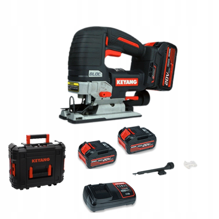 Wyrzynarka akumulatorowa Piła Przecinarka Keyang 18V 20V Max 2x5,0Ah