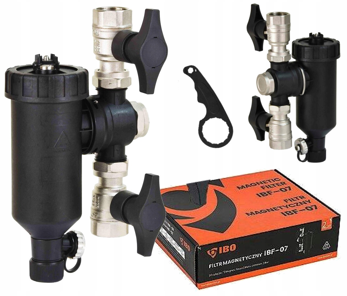 Magnetický Filter Separátor Nečistôt Ibo 1'' Ibf DN25 Kľúč Ventily