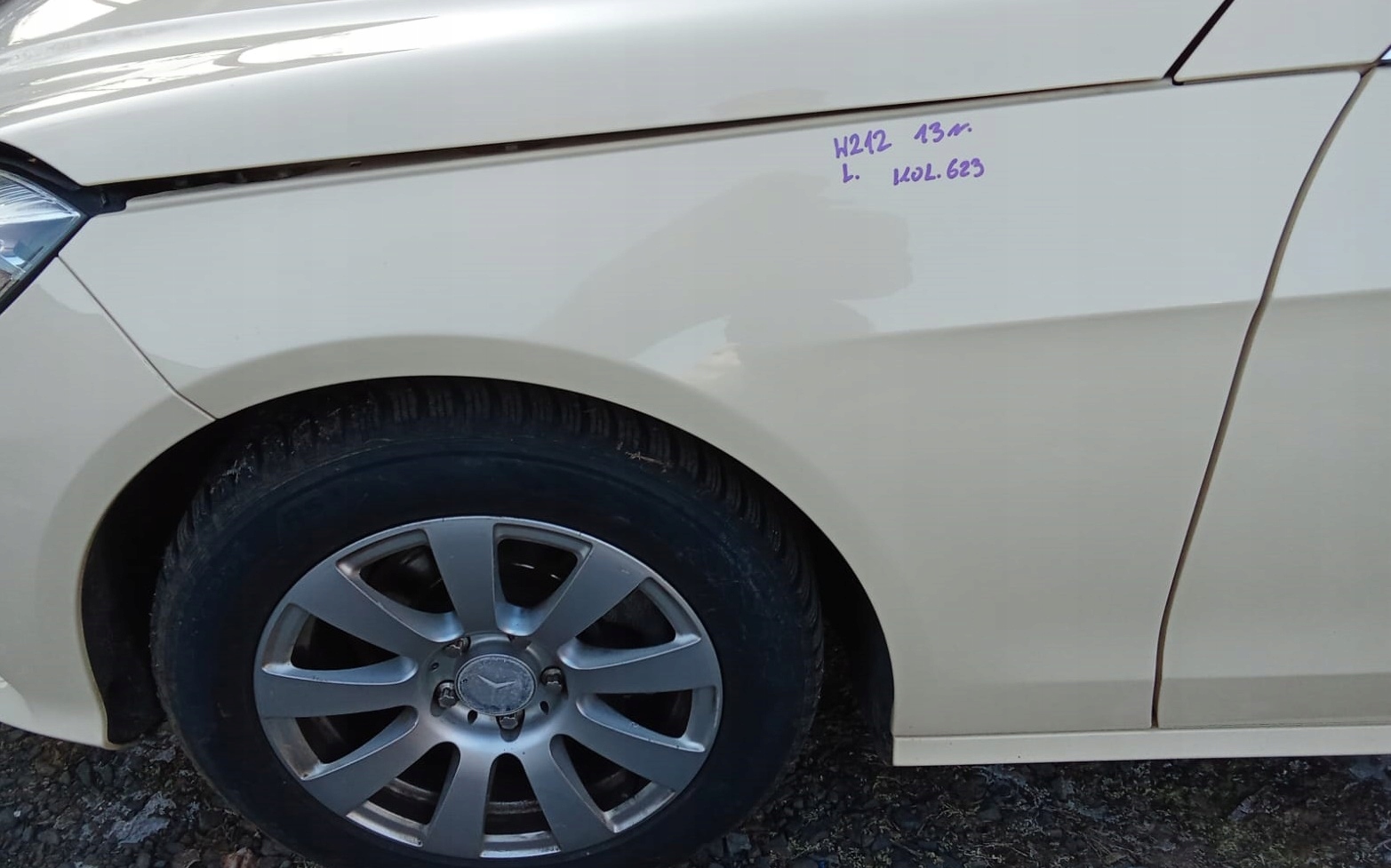 MERCEDES W212 LIFT E KLASA 13R fender left front LAK.623