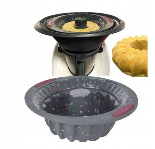 FORMA NA BABKĘ do Thermomix TM6 TM5 SILIKONOWA bez usztywnienia CZARNA