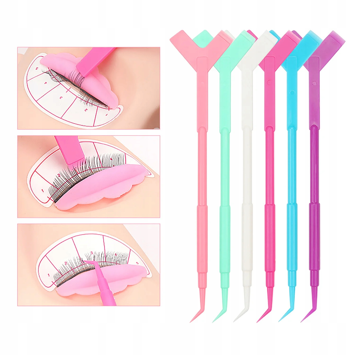 GRZEBYK APLIKATOR DO LIFTINGU LAMINACJI RZĘS BRWI Marka Beautiona