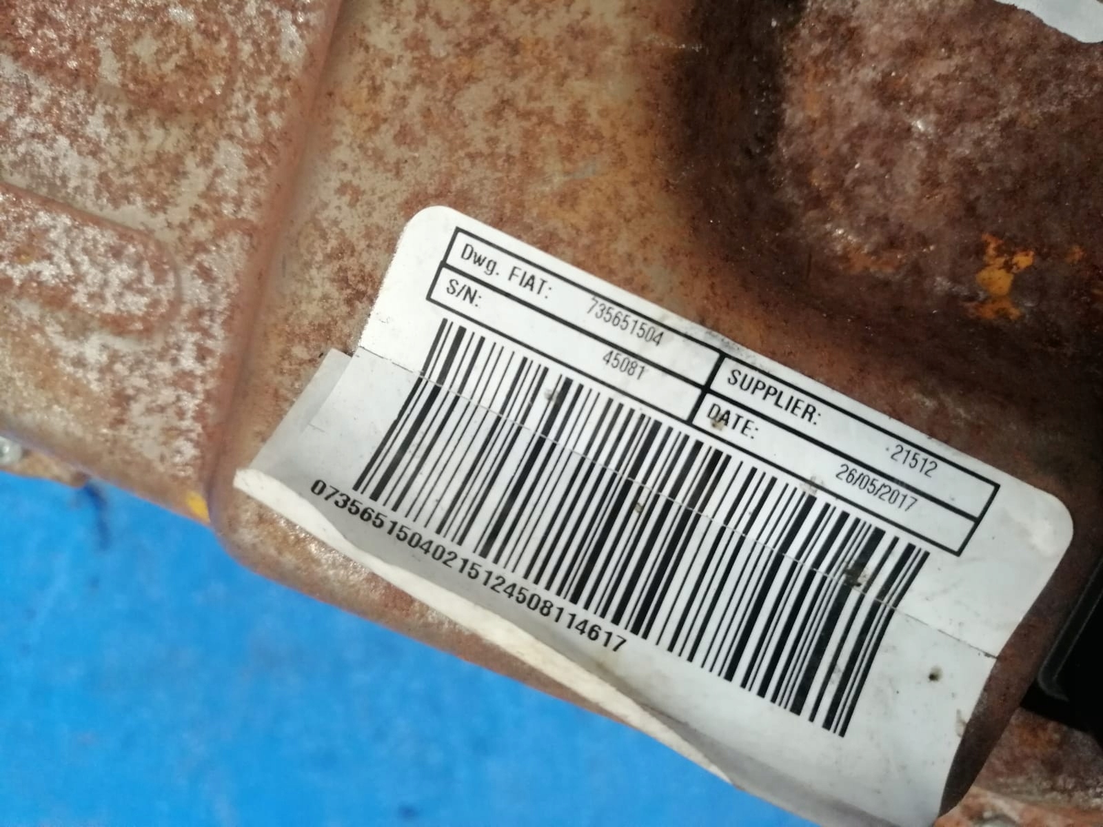 FIAT 500 control electrics 2816037210b