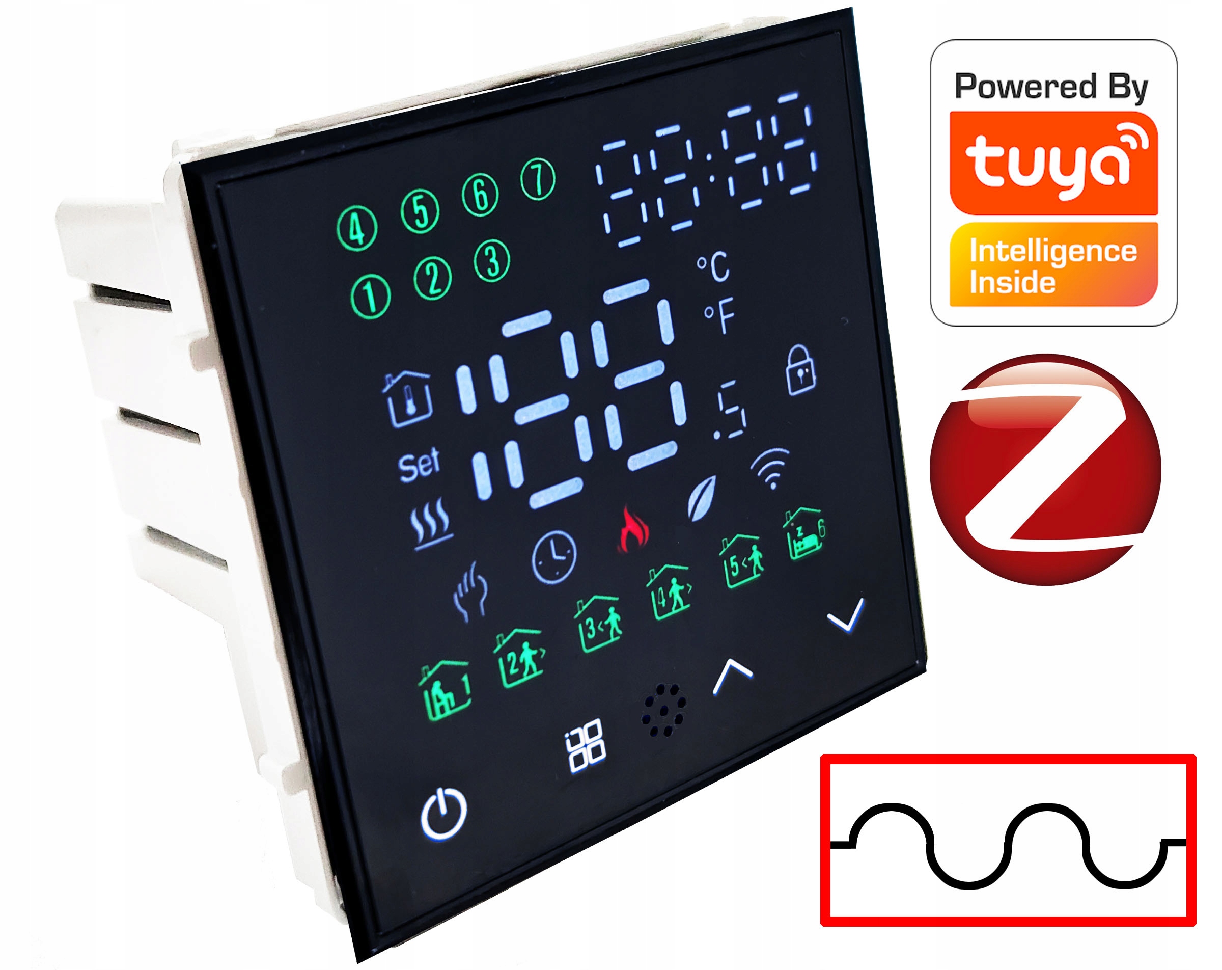 Regulátor vytápění Podlahový termostat Zb Tuya